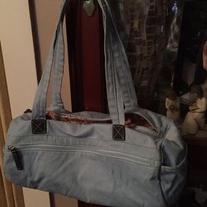 Cloth Fossil barrel purse